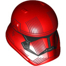 LEGO Curved Stormtrooper Helmet with Sith Trooper Black Marking (64298)