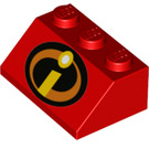 LEGO Slope 2 x 3 (45°) with Incredibles I Logo (3038 / 38135)