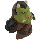 LEGO Gamorrean Guard Head with Silver Rivets (66133)