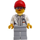 LEGO Scientist with Red Hat Minifigure