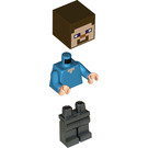 LEGO Steve with Flat Silver Legs Minifigure