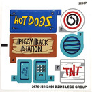 LEGO Sticker Sheet for Set 75824 (26761)