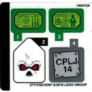 LEGO Sticker Sheet for Set 76096 (37111)
