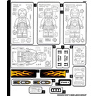LEGO Sticker Sheet for Set 76167 (69524)