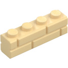 LEGO Brick 1 x 4 with Embossed Bricks (15533)