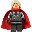 LEGO Thor with Pearl Dark Gray Suit and Cape Minifigure