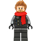 LEGO Thor with Pearl Dark Gray Suit and Scarf Minifigure