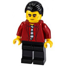 LEGO Vito with Black Short Combed Hair and Striped Tie Minifigure