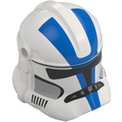 LEGO Clone Trooper Helmet with Holes with Blue Stripes (11217 / 91757)