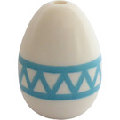 LEGO Egg with Easter Egg Medium Azure Lines (24946)