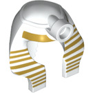 LEGO Mummy Headdress with Gold Lines with Inside Solid Ring (29155 / 90462)