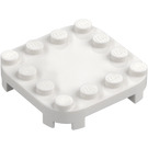 LEGO Plate 4 x 4 x 0.7 with Rounded Corners and Empty Middle (66792)