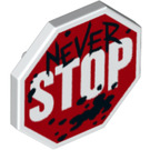 LEGO Shield with Never STOP Sign (44156)