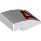 LEGO Slope 2 x 3 Curved with "A" (34962 / 78179)