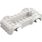 LEGO Vehicle Base with Medium Stone Gray Wheel Holders (1813 / 12622)