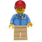 LEGO Woman in Octan Shirt Minifigure