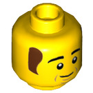 LEGO Fireman Bob Minifigure Head (Recessed Solid Stud) (3626 / 74156)
