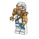 LEGO Zane - Hero with Wrap and Clip Minifigure