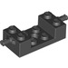 LEGO Black Brick 2 x 4 with Cutout and Wheel Holders (18892 / 42947)