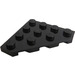 LEGO Black Wedge Plate 4 x 4 Corner (30503)