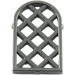 LEGO Window Pane 1 x 2 x 2.7 Rounded Top with Diamond Lattic (29170 / 30046)