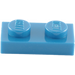LEGO Blue Plate 1 x 2 (3023 / 28653)