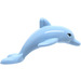 LEGO Bright Light Blue Jumping Dolphin with Bottom Axle Holder with Large Eyes and Eyelashes Round Shaped Eyes (13392)