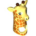 LEGO Bright Light Yellow Giraffe Costume Head Cover  (49387)