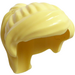 LEGO Bright Light Yellow Mid-Length Hair with Ponytail and Long Bangs (18227 / 87990)