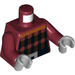 LEGO Dark Red Pillager Minifig Torso (973 / 76382)