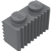 LEGO Dark Stone Gray Brick 1 x 2 with Grille (2877)