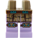 LEGO Dark Tan Hips and Lavender Legs with Dark Tan Armor (Rumble Keeper) (3815)