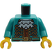 LEGO Dark Turquoise Jacob Torso with Jacket (973)