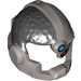 LEGO Cyborg Helmet with Black Hair and Azure Dot (34971 / 43863)