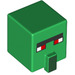 LEGO Zombie Villager Head (100573)