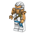 LEGO Hero Zane with Clip on Back Minifigure
