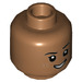 LEGO Medium Dark Flesh Ravenclaw Student Minifigure Head (Recessed Solid Stud) (3626 / 89275)