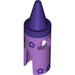 LEGO Crayon Costume with Dark Purple Top and Flowers (49386)