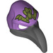 LEGO Medium Lavender Vulture Mask with Gray Beak and Sand Green Headpiece (17415)