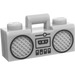 LEGO Radio with Black Trim and Cassette (25202 / 93221)