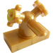 LEGO Pearl Gold Tap 1 x 2 with Two Handles (Small Handles) (13770 / 28920)
