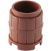 LEGO Reddish Brown Barrel 2 x 2 x 1.7 (2489 / 26170)