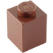 LEGO Reddish Brown Brick 1 x 1 (3005 / 30071)