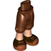 LEGO Hip with Long Shorts with Dark Brown Shoes with Brown Laces (18353)