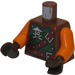LEGO Reddish Brown Ninjago Torso (973)