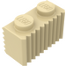 LEGO Tan Brick 1 x 2 with Grille (2877)