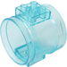 LEGO Transparent Light Blue Cylinder Tube Straight (49736)