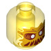 LEGO Transparent Yellow Waylon Minifigure Head (Recessed Solid Stud) (3626 / 66658)