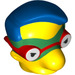 LEGO Milhouse as Fallout Boy Minifig Head (20625)