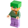 LEGO Alex with Medium Lavender Legs and Bright Green Helmet  Minifigure